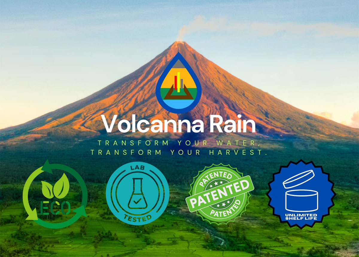 Volcanna Rain Eliminate/reduce 200+ toxic chemical contaminants from water